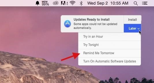 Stop an app from checking for update mac yosemite 10 10 5